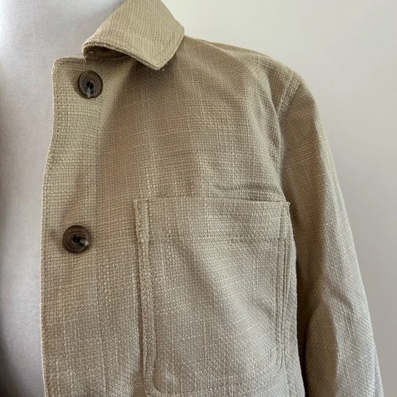 CUTE Talbots Khaki Shirt/Jacket - Picture 3 of 10